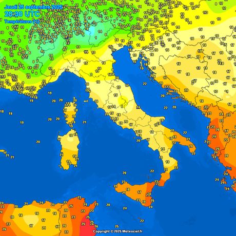 Trenutne temperature vazduha Trenutne temperature vazduha