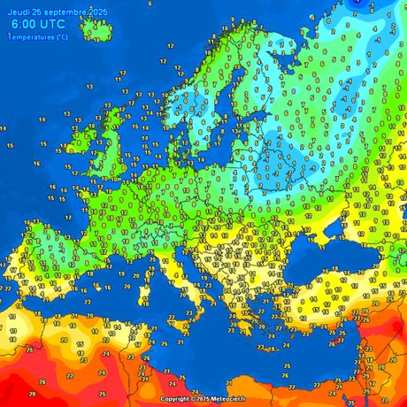 Trenutne temperature vazduha Trenutne temperature vazduha