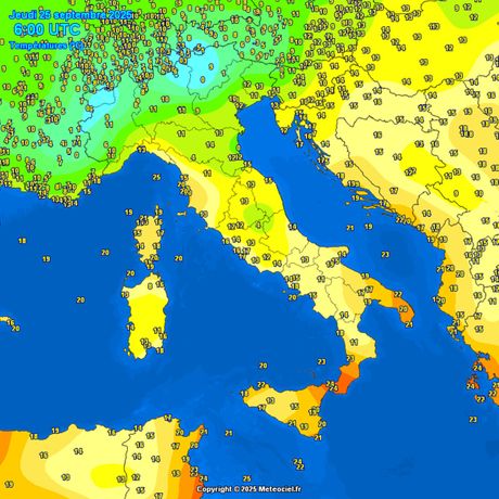 Trenutne temperature vazduha Trenutne temperature vazduha