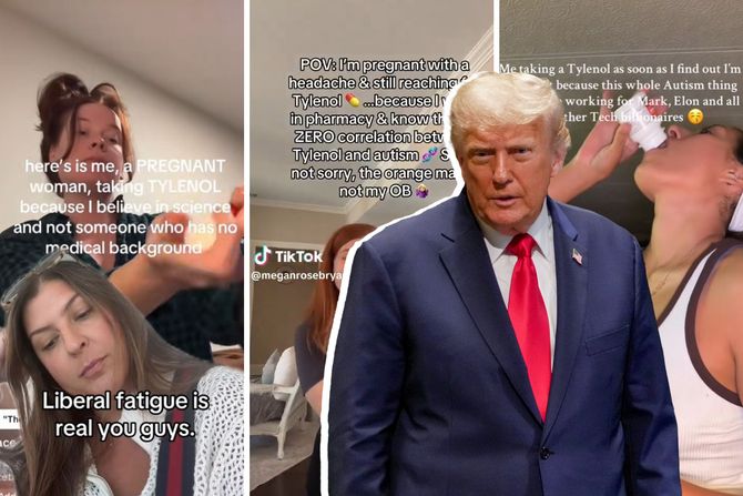 Donald Tramp, trudnice, paracetamol