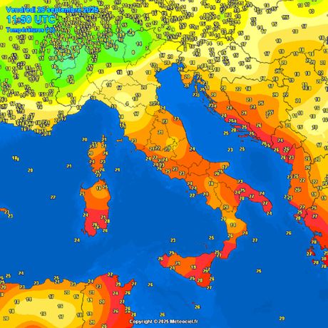 Trenutne temperaure vazduha Trenutne temperaure vazduha