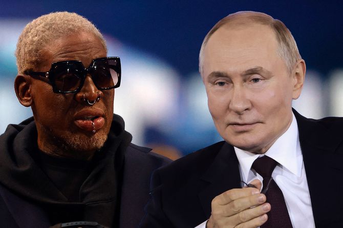 Vladimir Putin, Dennis Rodman
