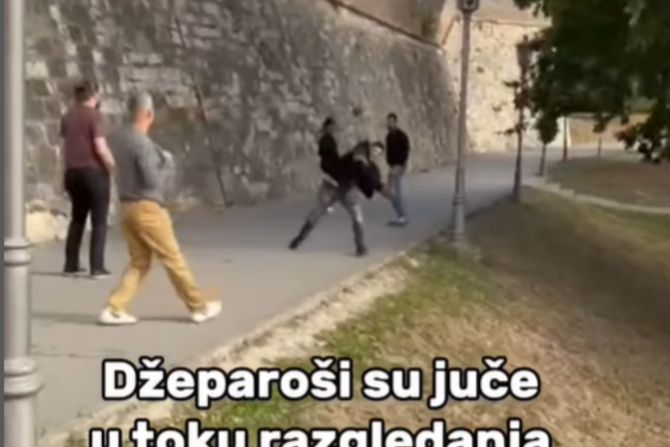 Kamenovanje na Kalemegdanu
