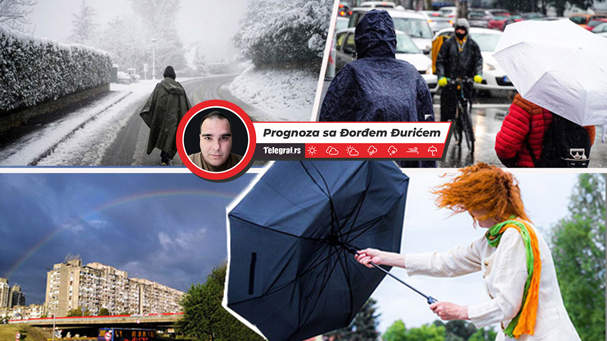 Sneg će vejati kao usred zime! Zabeleće se i u okolini OVIH srpskih gradova: Prete olujni vetar i mećava