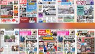 NASLOVNE STRANE SUTRAŠNJIH NOVINA: Prelistavanje štampe za ponedeljak, 29. septembar 2025. godine