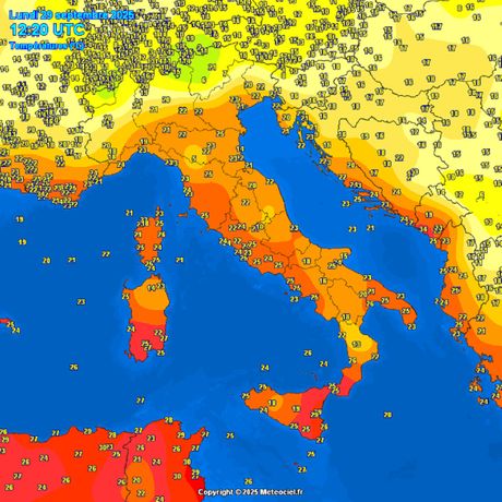 Trenutne temperature vazduha Trenutne temperature vazduha