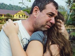 Otac i ćerka, ilustracija