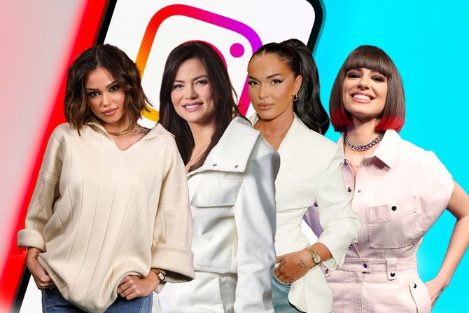 Anđela Ignjatović Breskvica, Milica Pavlović, Teodora Džehverović , Sara Jo Jovanović, Instagram