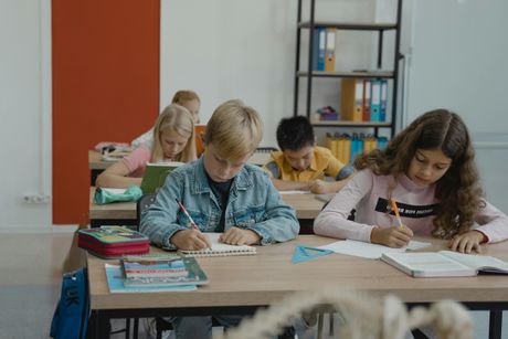 učenici, deca, škola, razred. učenici, deca, škola, razred.