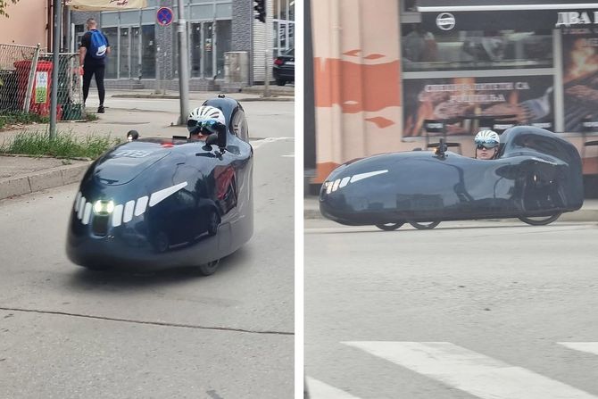Velomobil u Valjevu