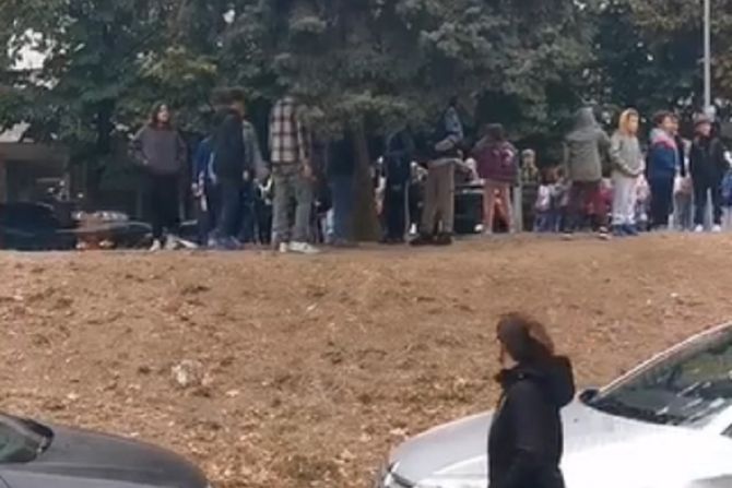 Dojava o bombi, osnovna škola Siniša Nikolajević
