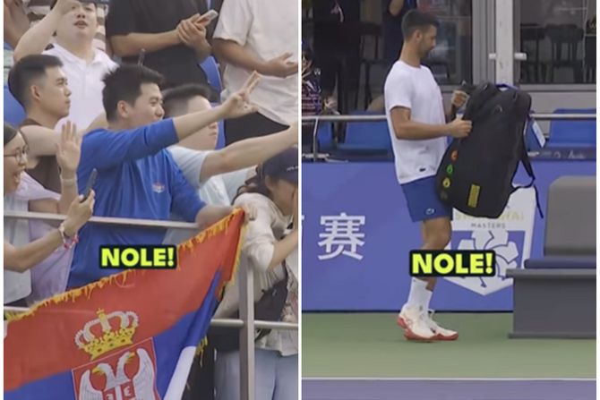 Novak Đoković, Kinezi
