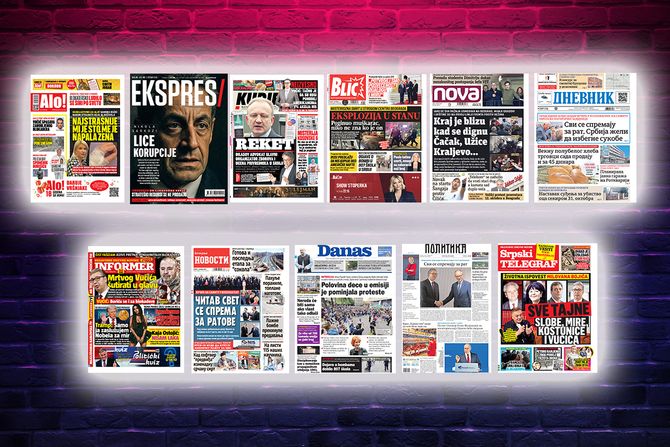 Prelistavanje pregled štampe naslovne strane novine Fičer