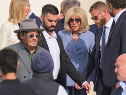 Džoni Dep i Bridžit Makron