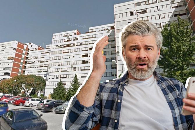 Zgrada, očajan čovek Zgrada, očajan čovek