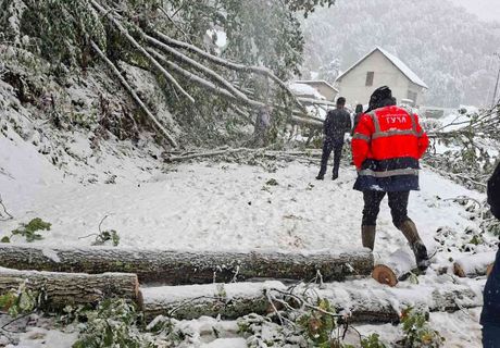 Sneg meštane sela u Lučanima ostavio bez struje