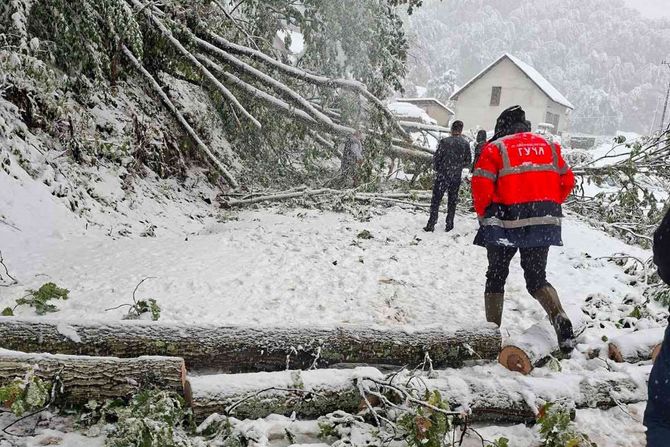 Sneg meštane sela u Lučanima ostavio bez struje