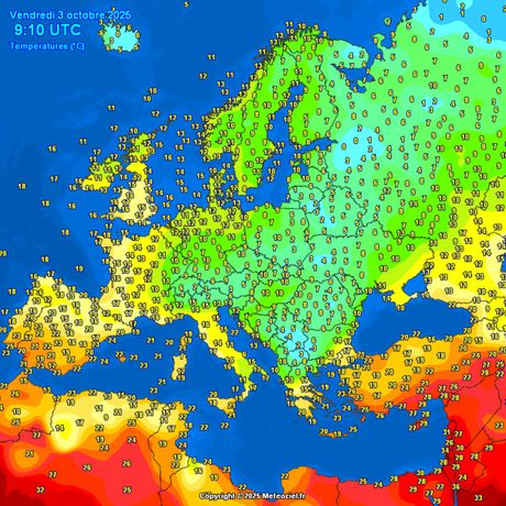 Trenutne temperature vazduha Trenutne temperature vazduha