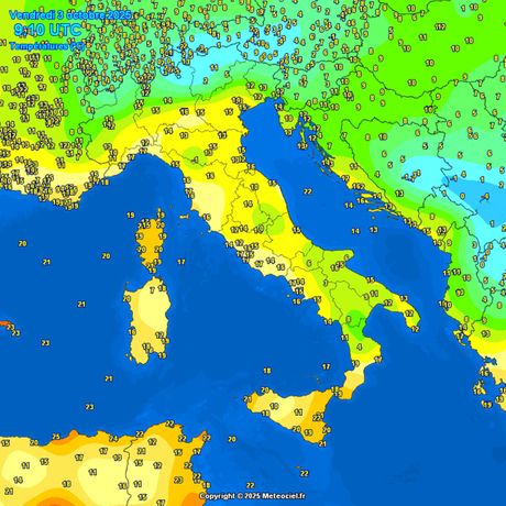 Trenutne temperature vazduha Trenutne temperature vazduha