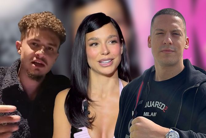 Edita Aradinović. Baka Prase i Luka Bojović Luks