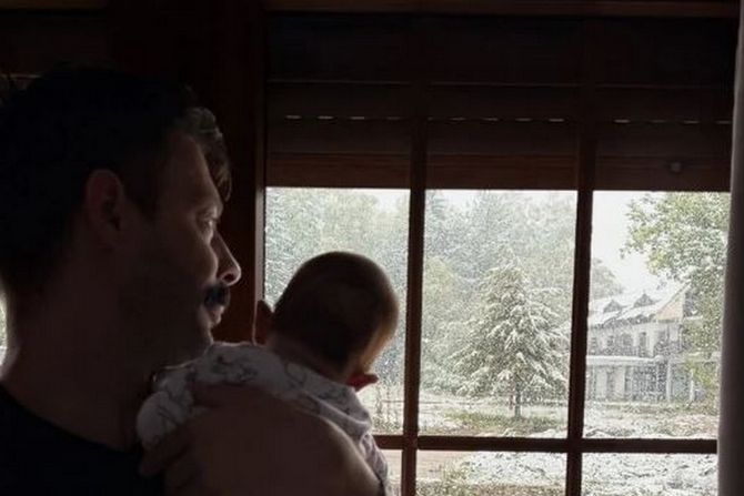 Milan Vasić sa naslednikom