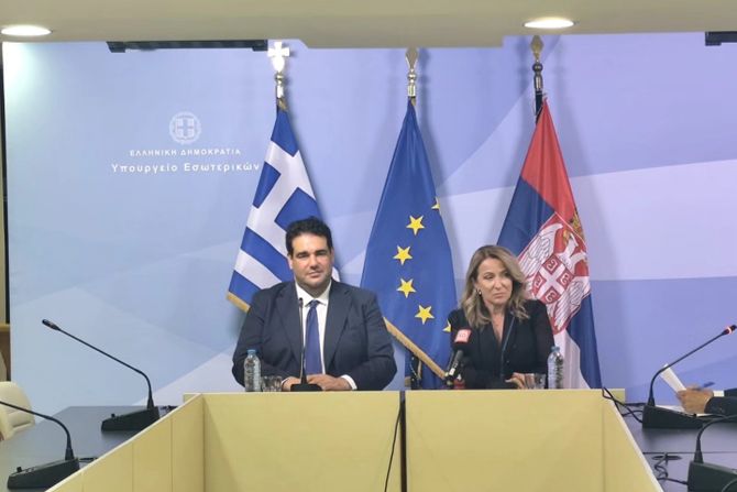 Ministarka Snezana Paunovic u Atini