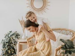 mama, dete, žena, beba, igra