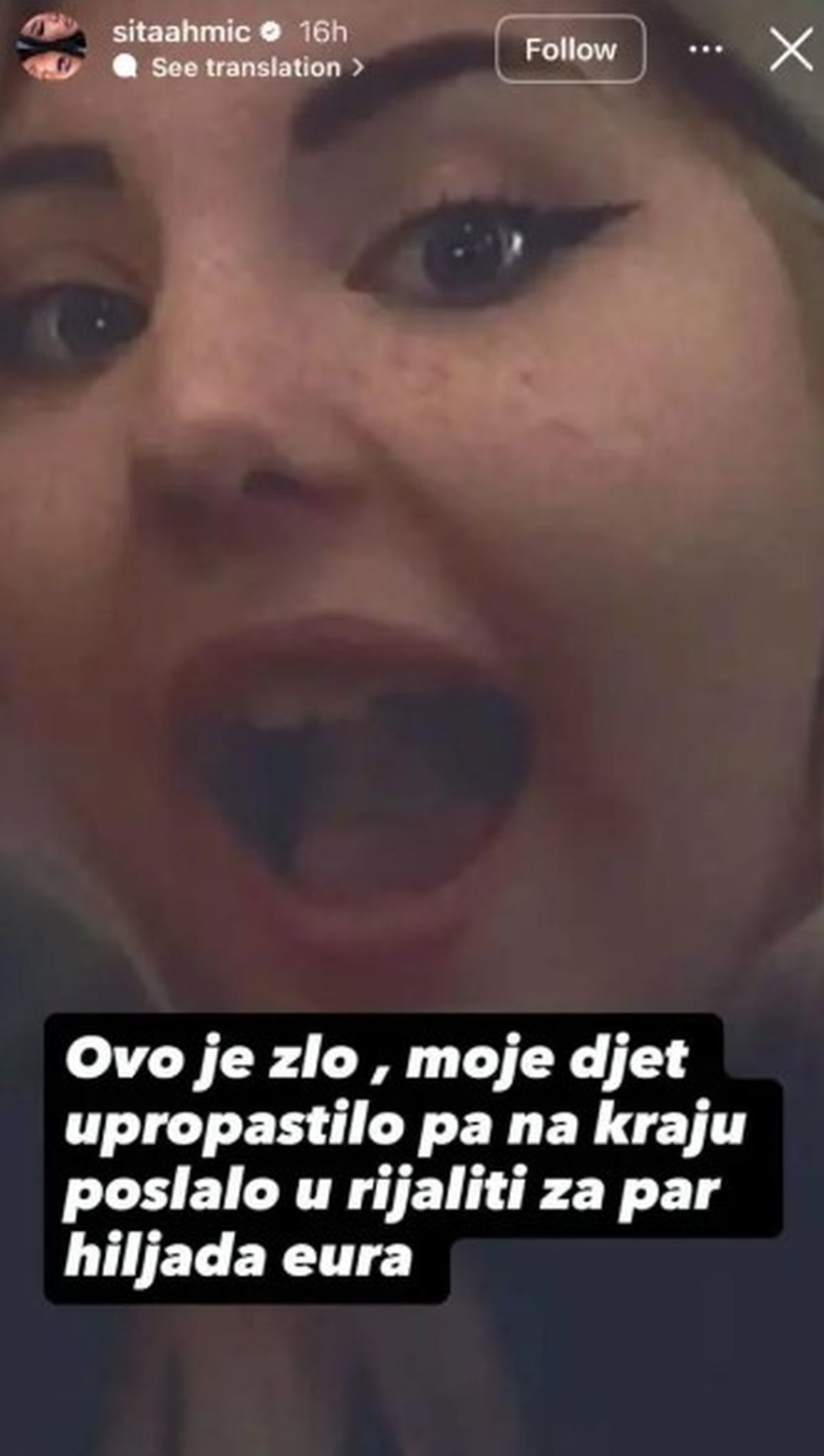 Otkriveno za koliki honorar je Nerio ušao u Elitu da blati svoju majku: Sita Ahmić otkrila šok informaciju