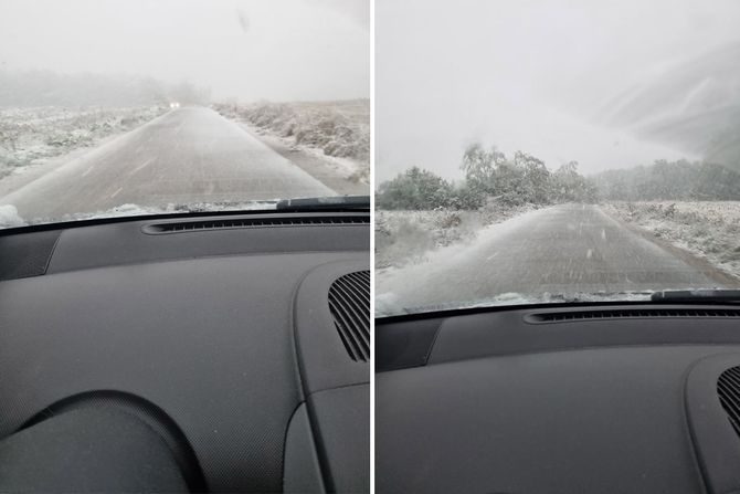 Sneg u selu kod Kruševca