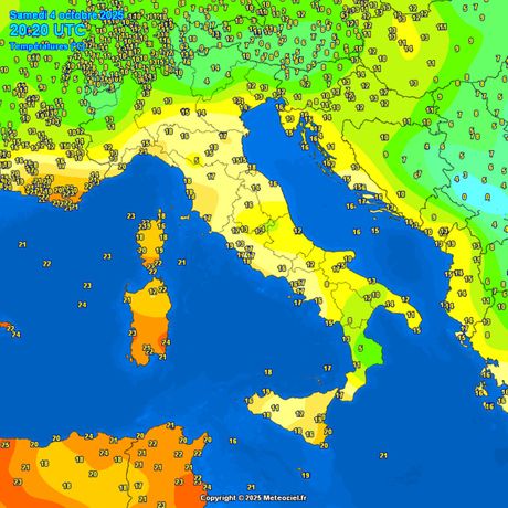 Trenutne tempereture vazduha Trenutne tempereture vazduha