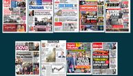 NASLOVNE STRANE SUTRAŠNJIH NOVINA: Prelistavanje štampe za subotu, 5. oktobar 2025. godine