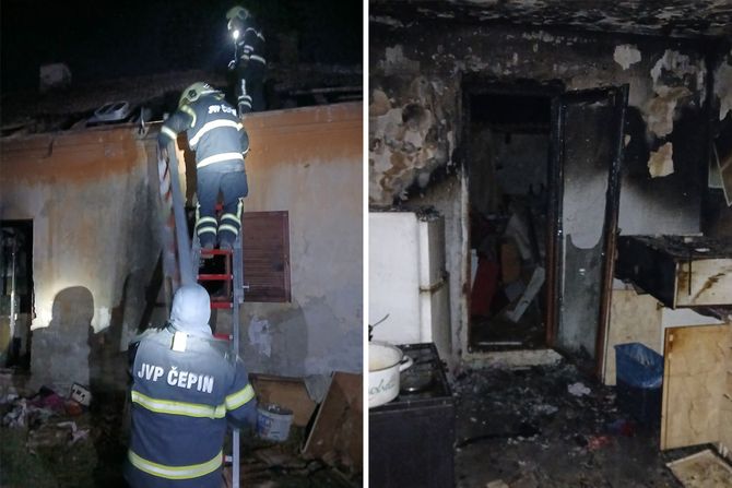 Čepin, Vladislavci požar