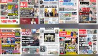 NASLOVNE STRANE SUTRAŠNJIH NOVINA: Prelistavanje štampe za ponedeljak, 6. oktobar 2025. godine