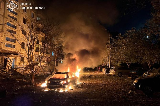 Ruski napad na Zaporožje