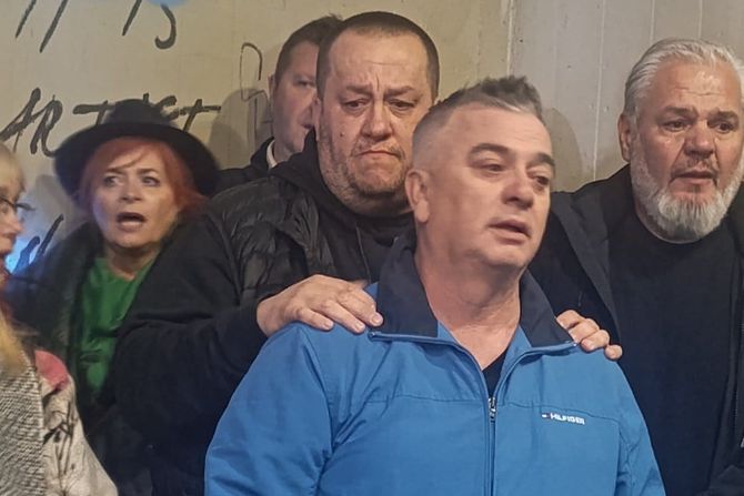 Dino Bešlić, Sarajevo skup povodom smrti Halida Bešlića