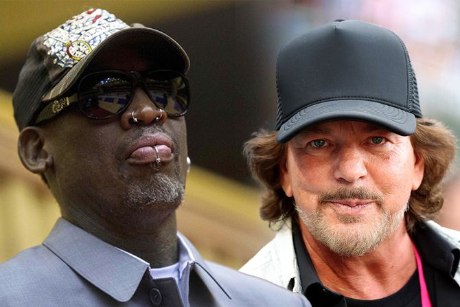 Denis Rodman i Edi Veder Denis Rodman i Edi Veder
