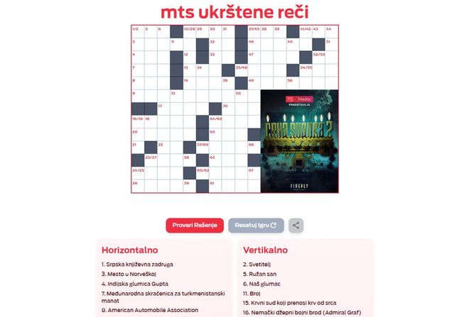 mts ukrštene reči