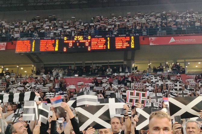Grobari, KK Partizan, KK Efes, Evroliga Grobari, KK Partizan, KK Efes, Evroliga
