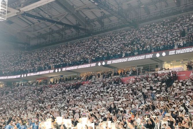 Grobari, KK Partizan, KK Efes, Evroliga Grobari, KK Partizan, KK Efes, Evroliga