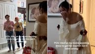Ćerka je obukla maminu venčanicu, ali njen komentar je bio neočekivan: Snimak je postao viralan na TikTok-u