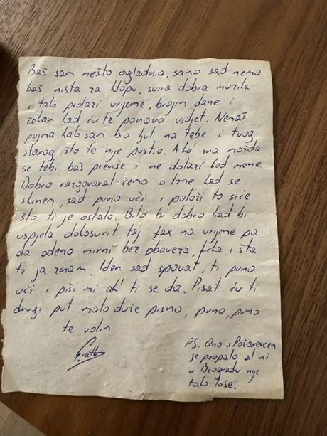 Ljubavno pismo iz 1986, Most slobode, zagreb