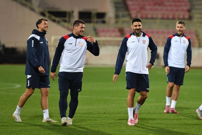 Srbija - Albanija, trening, fudbalska reprezentacija Srbija - Albanija, trening, fudbalska reprezentacija
