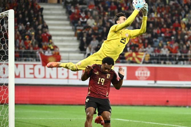 Belgija - Severna Makedonija, fudbalska reprezentacija Severne Makedonije