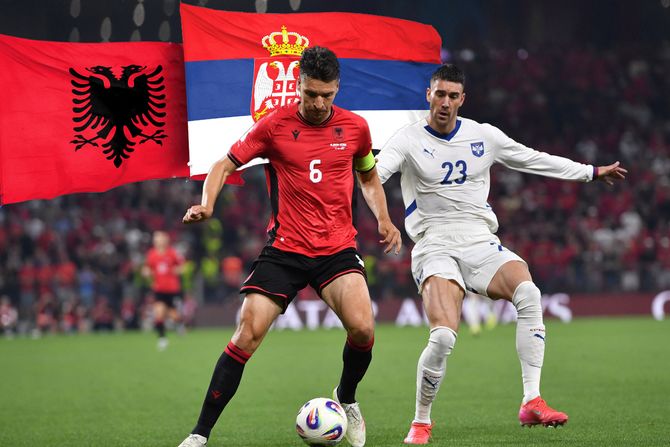 Fudbal Srbija - Albanija