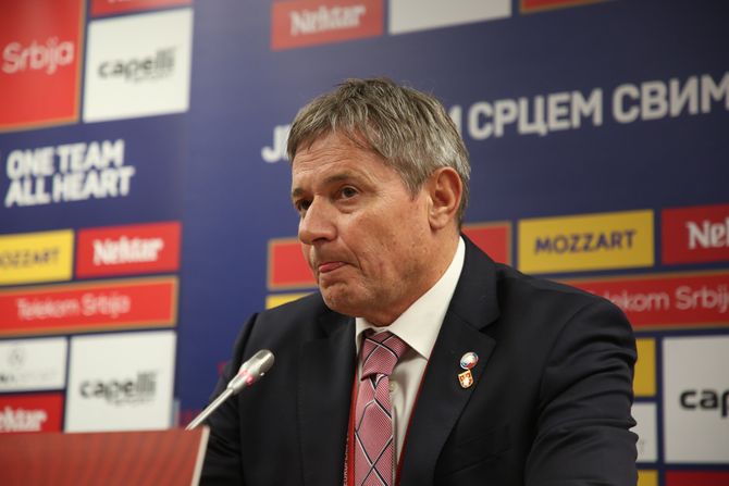Srbija - Albanija, Konferencija Dragan Stojković Piksi Srbija - Albanija, Konferencija Dragan Stojković Piksi