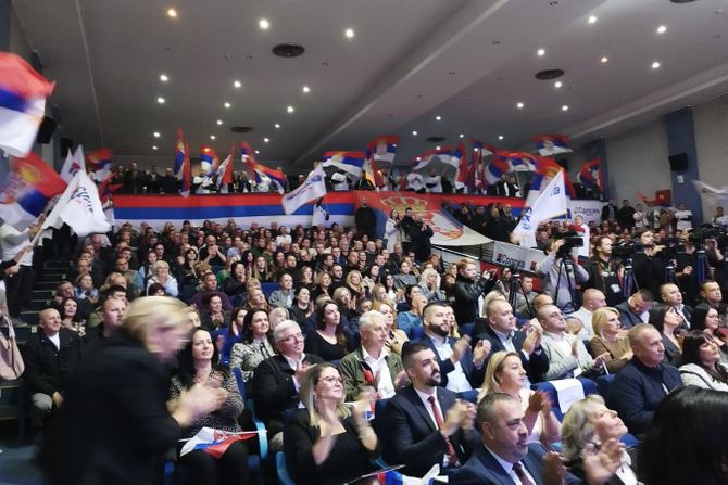 Srpska lista, miting u Zvečanu