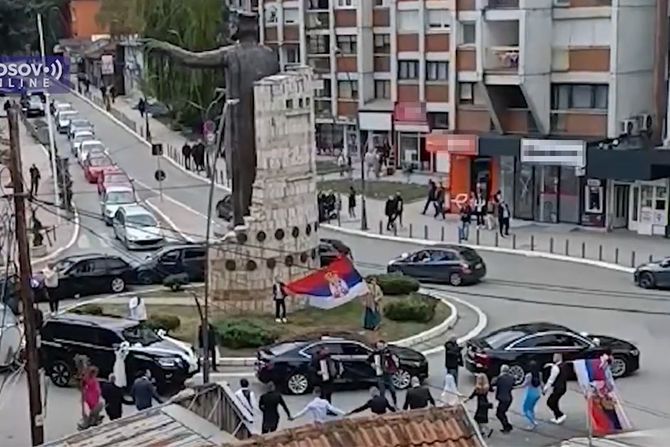 Severna Mitrovica, Svadbeno kolo u izbornom danu