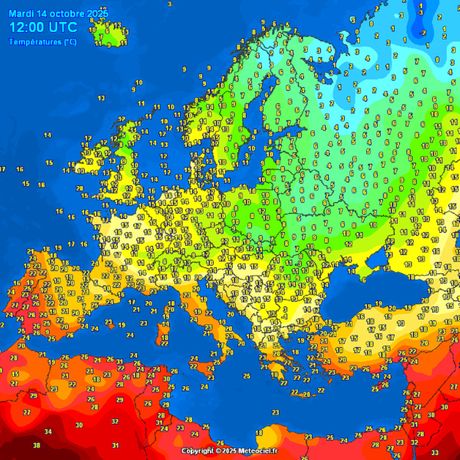 Trenutne temperature vazduha Trenutne temperature vazduha