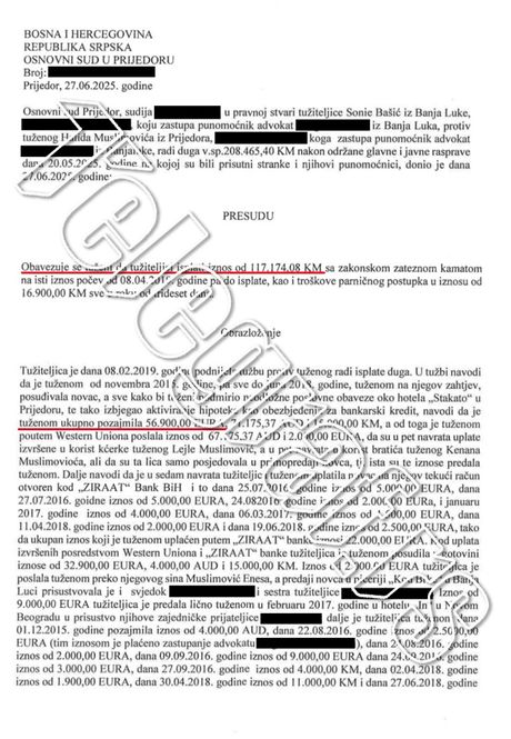 Sonja Bašić Halid Muslimović presuda 3 Sonja Bašić Halid Muslimović presuda 3