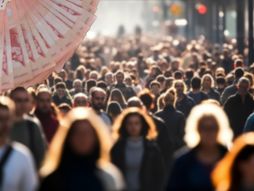 Ljudi, pešaci, gužva, ulica, pare, dinari